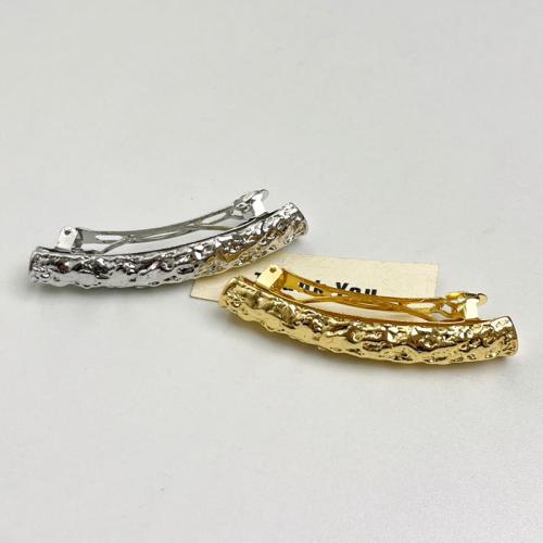 alliage de zinc Tire ressort pince à cheveux, bijoux de mode & pour femme, plus de couleurs à choisir, 75x14mm, Vendu par PC