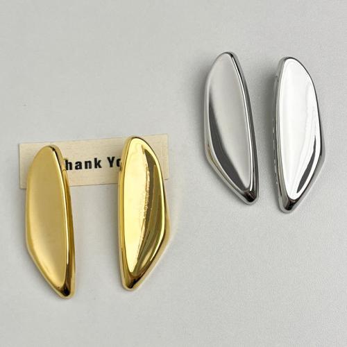 Zinklegering oorknoppen, Zinc Alloy, mode sieraden & voor vrouw, meer kleuren voor de keuze, 65x22mm, Verkocht door pair