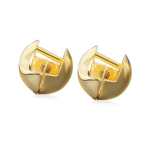 Brass Leverback Earring plated for woman 11mm Sold By Pair