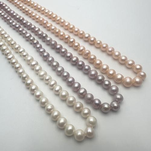 Cultured Potato Freshwater Pearl Beads DIY 5-6mm Sold Per Approx 37 cm Strand