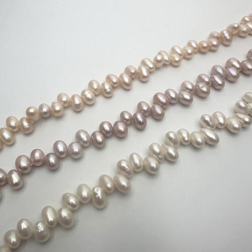 Cultured Potato Freshwater Pearl Beads, DIY & top drilled, more colors for choice, 8-9mm, Sold Per Approx 37 cm Strand