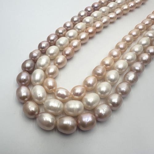 Cultured Rice Freshwater Pearl Beads, DIY, more colors for choice, 10-11mm, Sold Per Approx 37 cm Strand