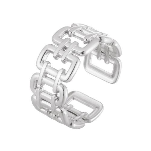 Edelstahl Ringe, 304 Edelstahl, Modeschmuck & unisex, keine, inside diameter 17mm, verkauft von PC