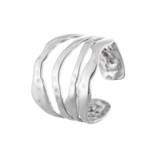 Edelstahl Ringe, 304 Edelstahl, Modeschmuck & für Frau, keine, inside diameter 17mm, verkauft von PC