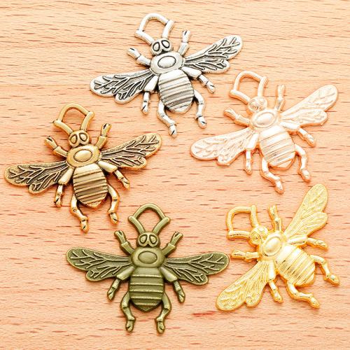 Tibetan Style Animal Pendants, Bee, plated, DIY, more colors for choice, 31x25mm, 100PCs/Bag, Sold By Bag