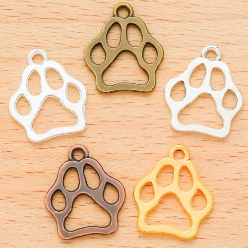 Tibetan Style Pendants, Claw, plated, DIY, more colors for choice, 19x17mm, 100PCs/Bag, Sold By Bag