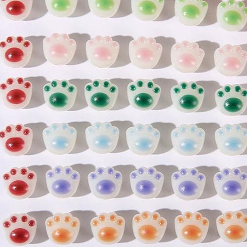 Acrylic Jewelry Beads, Claw, DIY, more colors for choice, 12x13mm, 200PCs/Bag, Sold By Bag