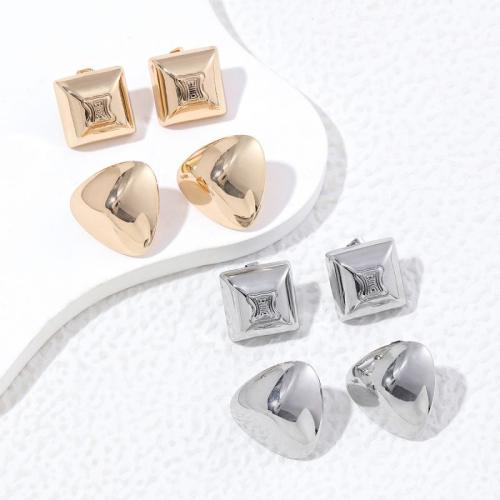 Brass Stud Earring plated fashion jewelry nickel lead & cadmium free Sold By Pair