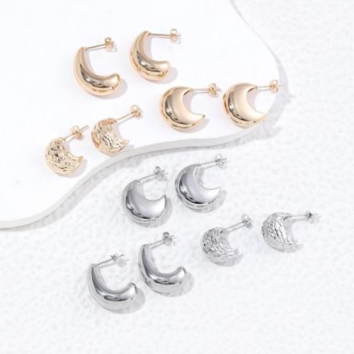 Brass Stud Earring plated fashion jewelry nickel lead & cadmium free Sold By Pair