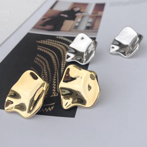 Brass Stud Earring plated fashion jewelry nickel lead & cadmium free Sold By Pair