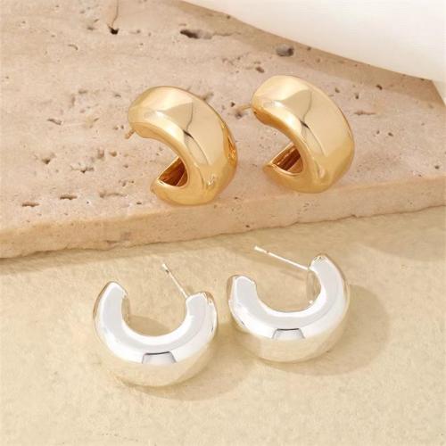 Brass Stud Earring, plated, fashion jewelry, more colors for choice, nickel, lead & cadmium free, 22x22mm, Sold By Pair