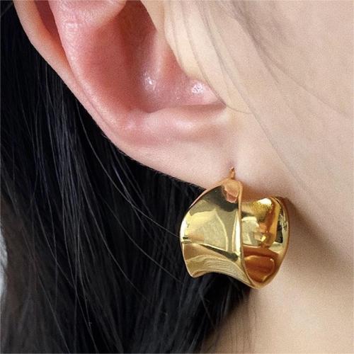 Brass Stud Earring plated fashion jewelry nickel lead & cadmium free Sold By Pair