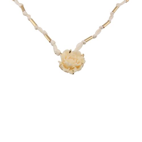 Collier chaîne chandail , résine, avec tissu, avec 9cm chaînes de rallonge, Placage, bijoux de mode & pour femme, Pendant:5.3x5.6cm, Longueur:Environ 47 cm, Vendu par PC