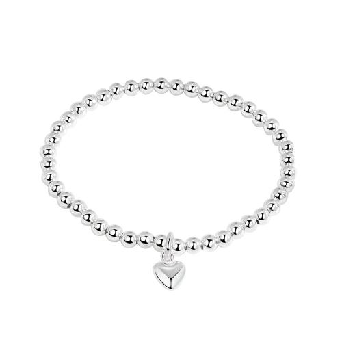 Bracelets en laiton, Placage, pour femme, argent, Longueur:Environ 18 cm, Vendu par PC