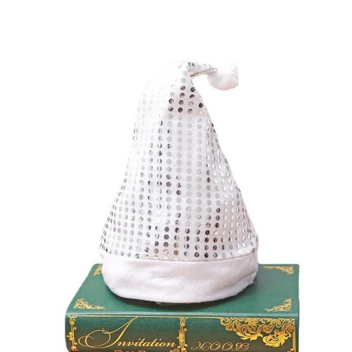 Cloth Christmas Hat, with Sequins, more colors for choice, 360x280mm, Sold By PC