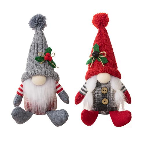 Cloth Christmas Doll, more colors for choice, 260x130mm, Sold By PC