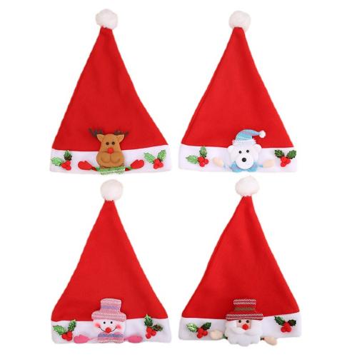 Cloth Christmas Hat, different styles for choice, 340x250mm, Sold By PC