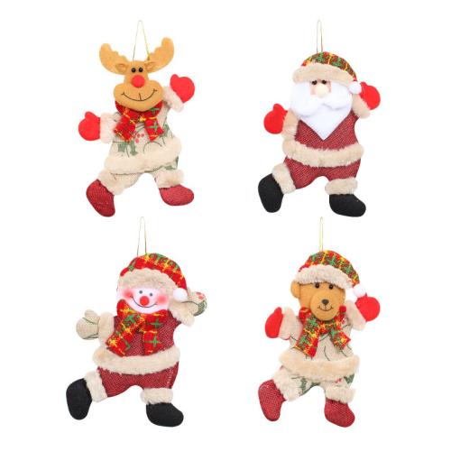 Cloth Christmas Tree Decoration, with Sponge, different styles for choice, 180x130mm, Sold By PC