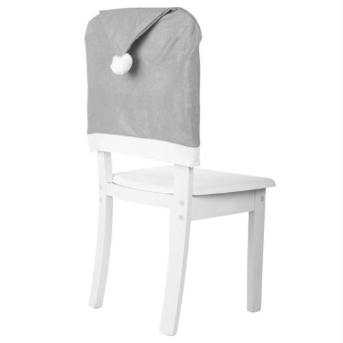 Stoff Weihnachten Chair Cover, grau, 580x490mm, verkauft von PC