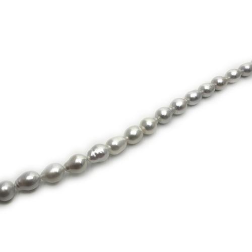 Cultured Baroque Freshwater Pearl Beads, DIY, white, 6-7mm, Sold Per Approx 37 cm Strand