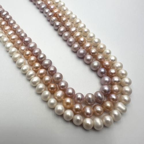 Cultured Potato Freshwater Pearl Beads, DIY, more colors for choice, 6-7mm, Sold Per Approx 37 cm Strand