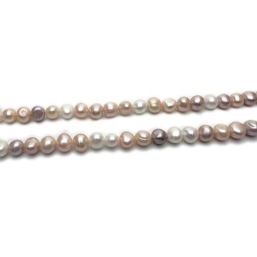 Keshi Cultured Freshwater Pearl Beads, DIY, multi-colored, 7-8mm, Sold Per Approx 37 cm Strand