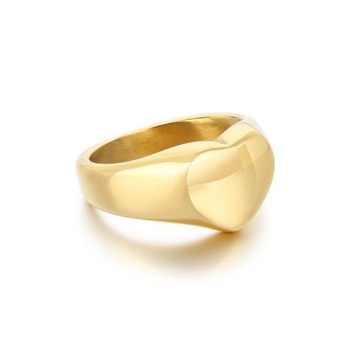 Anillo de dedo de acero inoxidable, acero inoxidable 304, Joyería & diverso tamaño para la opción & para mujer, más colores para la opción, Vendido por UD