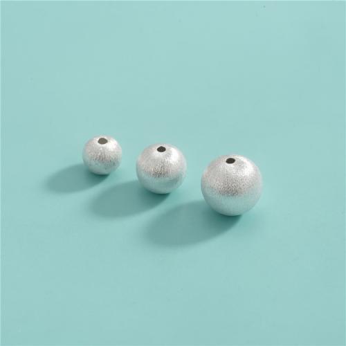 925 Sterling Silver Beads DIY & brushed Sold By PC