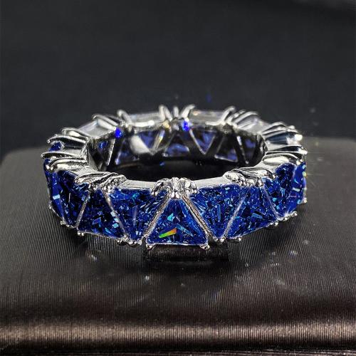 Cúbicos Circonia Micro Pave anillo de latón, metal, diverso tamaño para la opción & micro arcilla de zirconia cúbica & para mujer, más colores para la opción, Vendido por UD