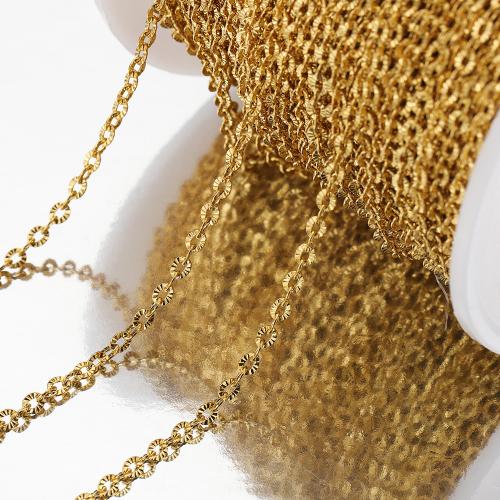 Stainless Steel Jewelry Chain, 304 Stainless Steel, Vacuum Ion Plating, DIY, more colors for choice, 2x1.50mm, 1m/Bag, Sold By Bag