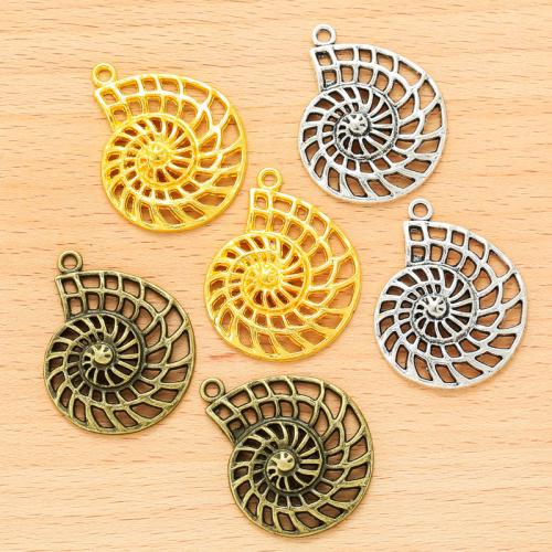 Zinc Alloy Pendants Conch plated DIY Sold By Bag