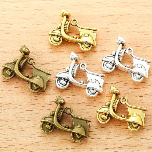 Vehicle Shaped Zinc Alloy Pendants plated DIY Sold By Bag