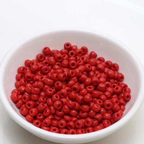 Opaque Glass Seed Beads, Seedbead, DIY, more colors for choice, 4mm, Approx 1200PCs/Bag, Sold By Bag