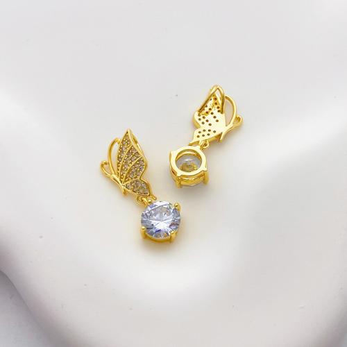 Cubic Zirconia Micro Pave bronze Pingente, cobre, with turquesa & Concha alabone & resina, banhado, DIY & Vario tipos a sua escolha & micro pavimento em zircônia cúbica & esmalte, Mais cores pare escolha, vendido por PC