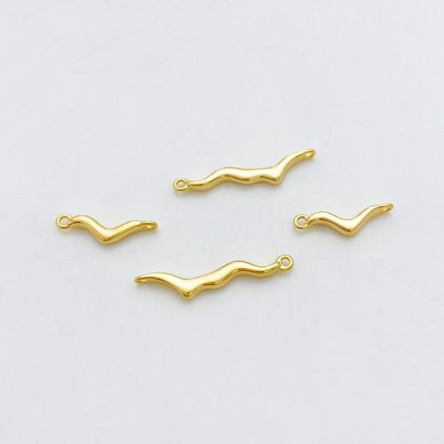 Brass Jewelry Connector plated DIY gold Sold By PC