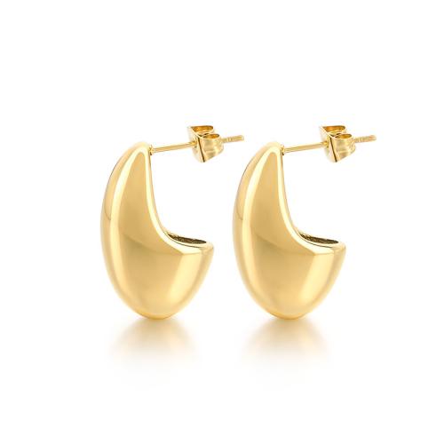 Stainless Steel Stud Earrings 304 Stainless Steel fashion jewelry & for woman Sold By Pair