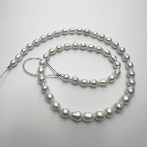 Cultured Baroque Freshwater Pearl Beads, DIY, white, 6-7mm, Sold Per Approx 37 cm Strand