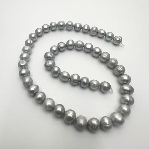 Cultured Potato Freshwater Pearl Beads, DIY, grey, 8-9mm, Sold Per Approx 37 cm Strand