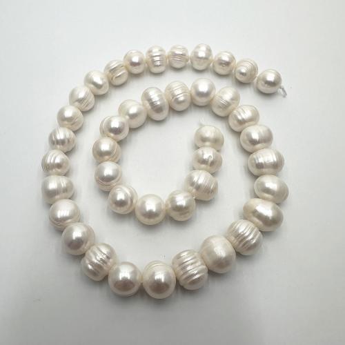 Cultured Potato Freshwater Pearl Beads, DIY, white, 9-10mm, Sold Per Approx 37 cm Strand