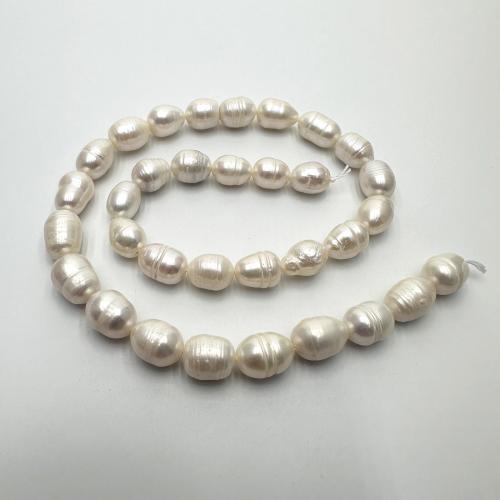 Cultured Rice Freshwater Pearl Beads DIY white 8-9mm Sold Per Approx 37 cm Strand