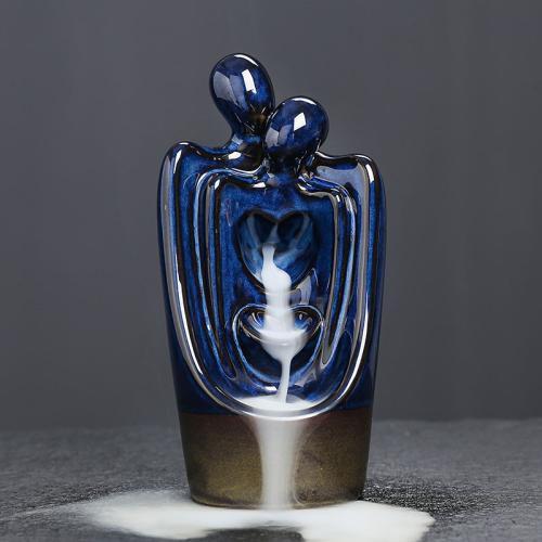 Backflow Incense Burner, Porcelain, for home and office & durable & different styles for choice, Sold By PC