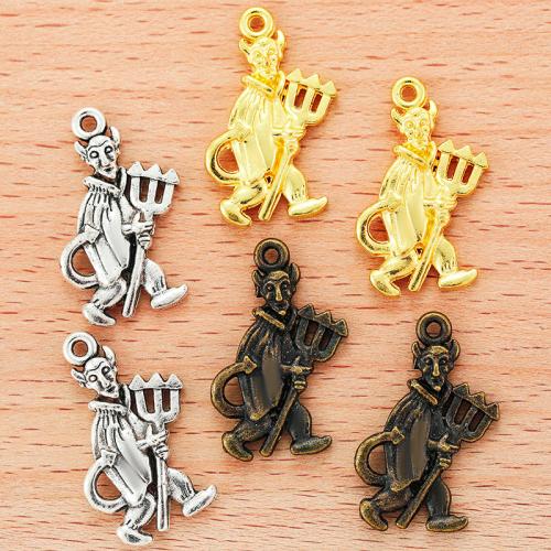 Tibetan Style Pendants, plated, DIY, more colors for choice, 25x17mm, 100PCs/Bag, Sold By Bag