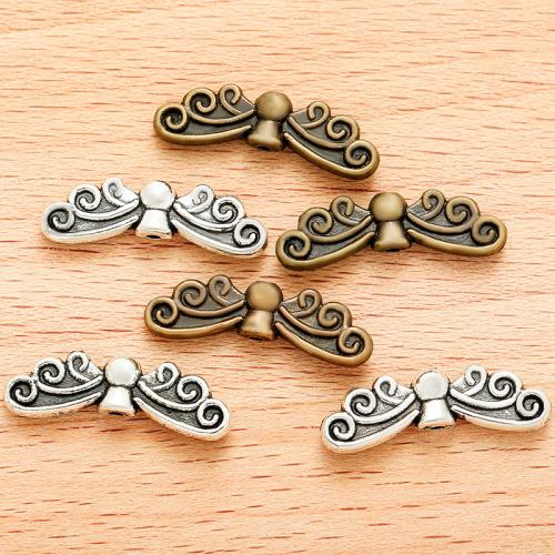 Zinc Alloy Jewelry Beads Wing Shape plated DIY Sold By Bag