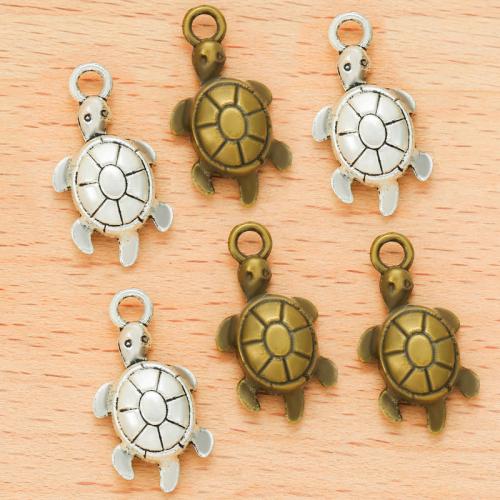 Tibetan Style Animal Pendants, plated, DIY, more colors for choice, 23x12mm, 100PCs/Bag, Sold By Bag