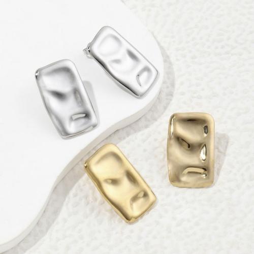 Brass Stud Earring, plated, fashion jewelry, more colors for choice, nickel, lead & cadmium free, 18x28mm, Sold By Pair