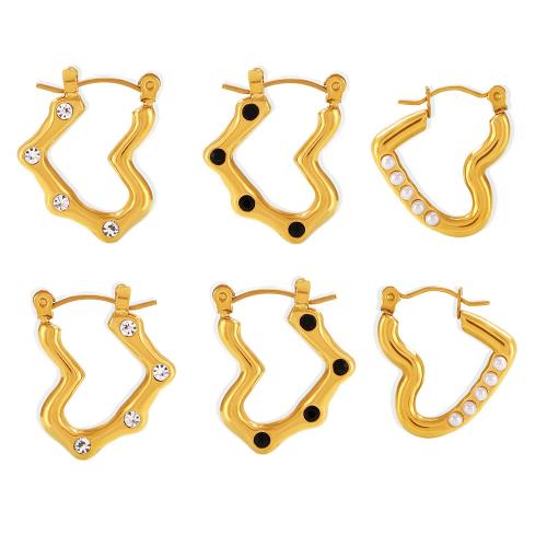 Acier inoxydable Levier Retour Earring, Acier inoxydable 304, Placage, bijoux de mode & différents matériaux pour le choix & pour femme, plus de couleurs à choisir, Vendu par paire