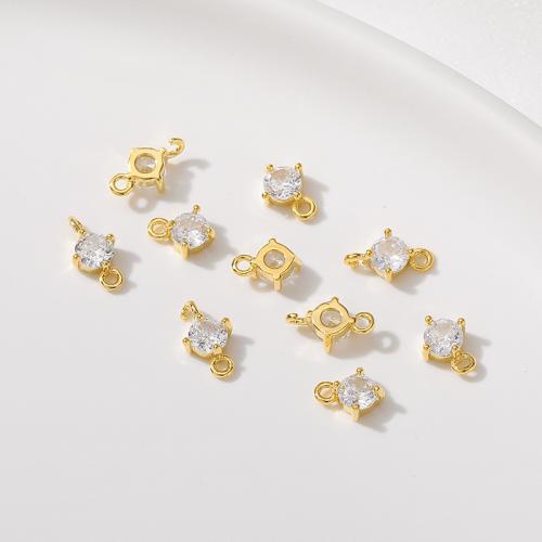 Cubic Zirconia Micro Pave bronze Pingente, cobre, banhado, DIY & Vario tipos a sua escolha & micro pavimento em zircônia cúbica, dourado, vendido por PC