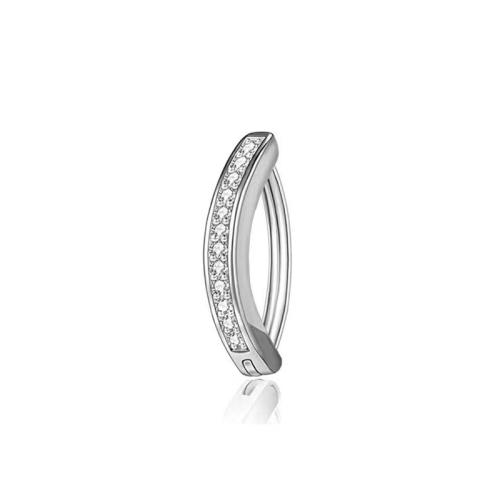 Edelstahl -Bauch-Ring, 304 Edelstahl, unisex & verschiedene Stile für Wahl & Micro pave Zirkonia, keine, verkauft von PC