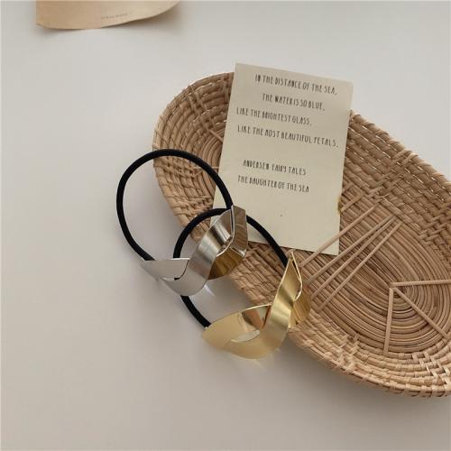 Ponytail Holder Zinc Alloy with Rubber Band for woman Sold By PC