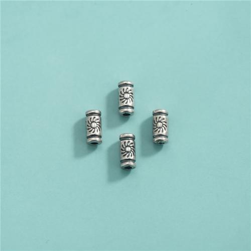 Perline in argento sterlina 925, 925 sterline d'argento, DIY, 6x2.90mm, Foro:Appross. 1mm, Venduto da PC